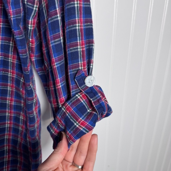 Victoria's Secret Y2K Blue and Pink Plaid Pajama Set, sz L, great condition - Picture 6 of 16